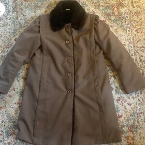 Vintage ILGWU Union Made Coat – Taupe | Size 10